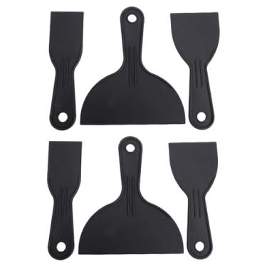 Imagem de Marhynchus Conjunto de Ferramentas para Raspador de Tinta, 6pcs 2 pol. 3 pol. 6 Espalhador de Raspador de Massa de Parede de Plástico Com Alça Ergonômica Antiderrapante para Reparo de