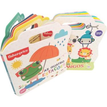 Imagem de 2 Livros Para Bebês 0/3 Anos Fisher-Price Amigos e Estações - Ciranda 