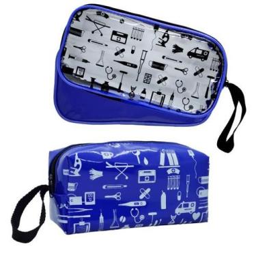Imagem de Kit Bolsa Enfermagem Esteto E Aparelho Pressao Luxo Top - Love Saúde, 