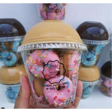 Imagem de Copo Bolha PET 270 ml Com divisória da Fabrikal com 50 uni - COPOS BOL