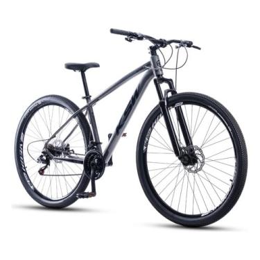 Imagem de KSW Bicicleta XLT 100 24 V Shimano Importado Aro 29 Quadro Alumínio (Grafite, 15")