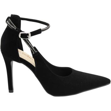 Imagem de Scarpin Salto Alto Fino Bebecê Tiras Com Strass Feminina