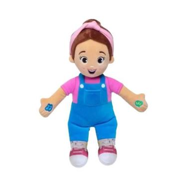 Imagem de Boneca Interativa Que Fala E Canta 30cm Brinquedo Para Crianças De 6 M