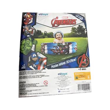 Imagem de Piscina Avengers 97x20cm 130 litros - ETITOYS