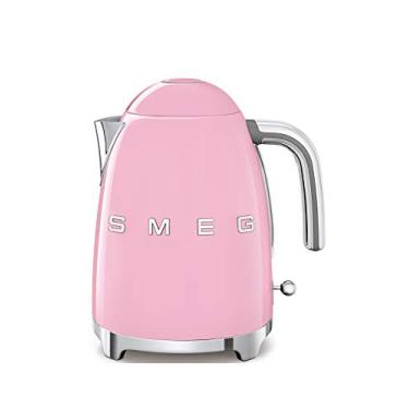Imagem de Smeg Chaleira elétrica KLF03PKEU com capacidade de 1,7 l e potência de 2400 W KLF03PKEU-rosa pastel, plástico