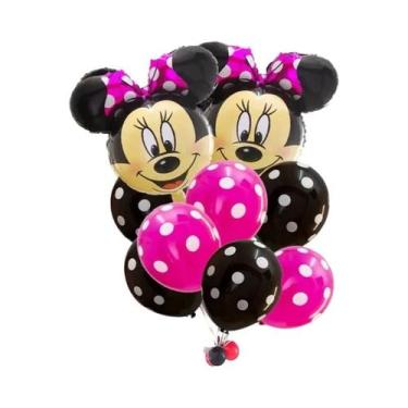 Imagem de Balões De Festa Disney Mickey Minnie Mouse, 12 Peças, Decorações De An