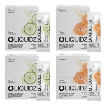 Imagem de LIQUIDZ® - Eletrólitos Zero Açúcar 2 Sabores - 4Cx - 56 Sachês-Unissex