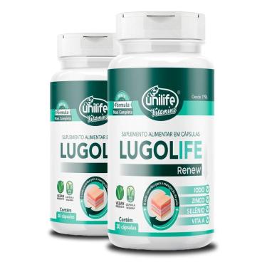 Imagem de Kit 2 Lugolife Renew Unilife 30 Cápsulas