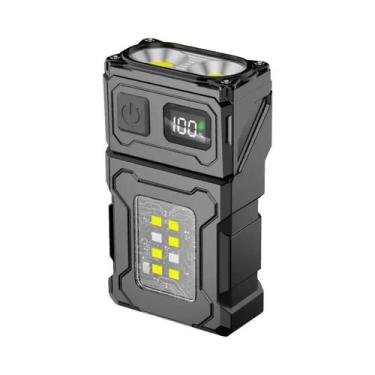 Imagem de Lanterna LED Portátil Com Ângulo Ajustável, Recarregável via USB, Mini