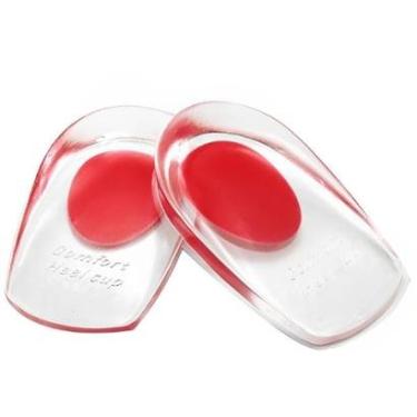 Imagem de Palmilha Swg Silicone Gel Ortopédica Calcanhar dor no calcanhar - 1Par-Unissex