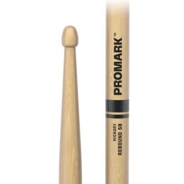 Imagem de Baqueta promark 5b rebound s.balance rbh595aw ponta madeira