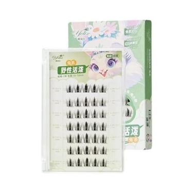 Imagem de Cílios Postiços Naturais E Macios DIY Em Tufos, Sem Cola, Para Maquiag