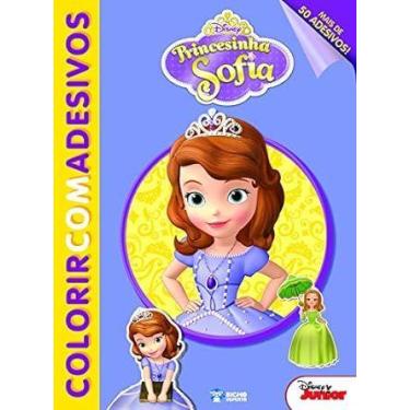 Imagem de Livro Princesinha Sofia - Coleção Disney Colorir com Adesivos - Bicho 