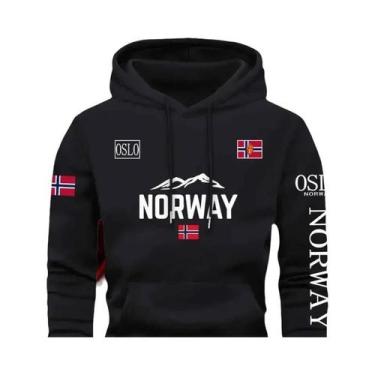 Imagem de Moletom Masculino Oversized Com Capuz, Corta-Vento, Quente, De Algodão