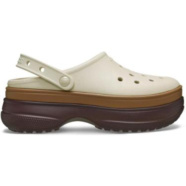 Imagem de Sandália Crocs Classic Stacked Clog Mocha-Feminino