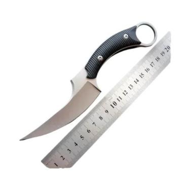 Imagem de Faca De Camping EDC Para Atividades Ao Ar Livre, Lâmina Reta Em Aço D2