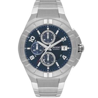 Imagem de Relógio Orient Solartech MBSSC301 D2SX Masculino 44mm Aço Inox-Masculino