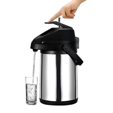 Imagem de Garrafa Térmica 2,5 Litros Inoxidável Com Alavanca para Terere e Chima