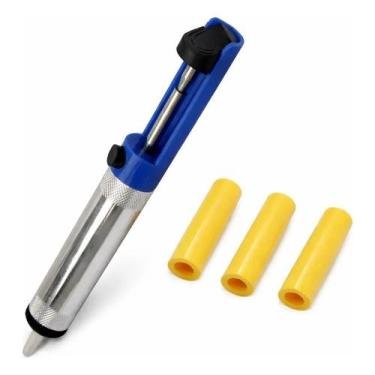 Imagem de Sugador De Solda Alumínio Com Bico + Brinde 03 Camisinhas Ma - Congrat