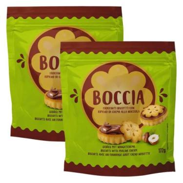Imagem de Kit 2 Pacotes Biscoito Boccia Griesson Avelã 172g  Importado Alemão Sa