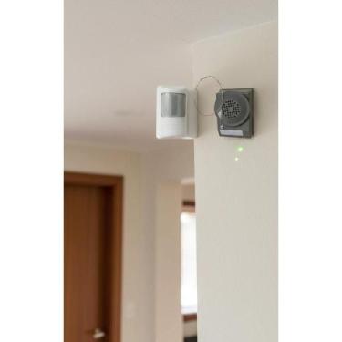 Imagem de Alarme e Campainha Presença Infravermelho Bivolt Branco - Congratulati