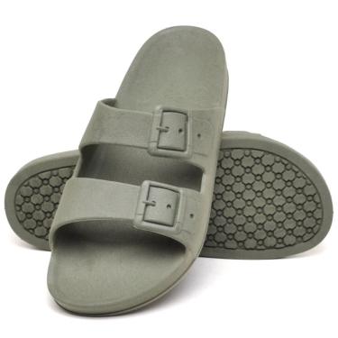 Imagem de Sandalia Papete Rasteira Feminina Casual Eva Super Macia Chinelo Nuvem Confortavel Dia a Dia Verao