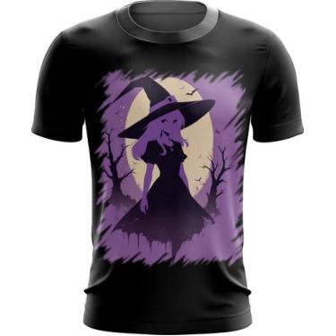 Imagem de Camiseta Dryfit Bruxa Halloween Púrpura Festa 5 - Kasubeck Store®, M