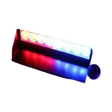 Imagem de Luzes De Polícia Para Carro 8LED 12V, Lâmpada De Sinal De Emergência E