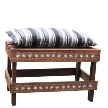 Imagem de Banco Madeira White Kelly - SHOPPINGNET