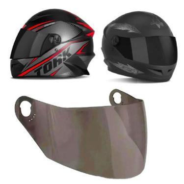 Imagem de Viseira Capacete Pro Tork New Liberty 4 / R8 + Botão Reparo - POLIVISO