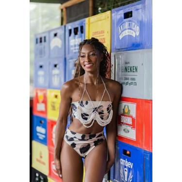 Imagem de conjunto hot pants - Raquel Mendonça, Onça, p