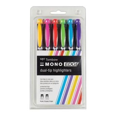 Imagem de Kit Marca Texto Mono Edge C/6 Cores Tombow