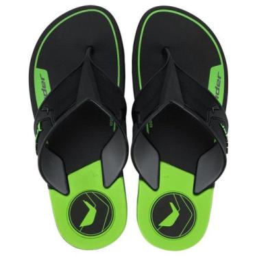Imagem de Chinelo rider start dedo infantil 12563, Preto verde, 35.36