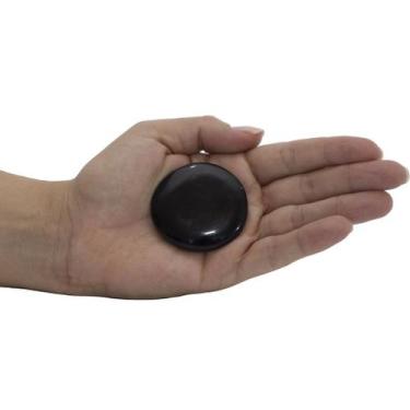 Imagem de PEDRA PARA MASSAGEM - PALM SHAPE - OBSIDIANA (25-50)g - GOMES CRYSTALS