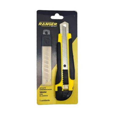 Imagem de Estilete emborrachada 18mm ranger - 10 laminas - GERAL