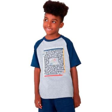 Imagem de Camiseta Infantil Menino Manga Curta Em Malha - hering