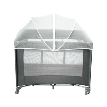 Imagem de Berço Portátil Infantil Cercado 0-15kg Lazy Maxi Baby (Grafite)