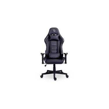 Imagem de Cadeira Gamer XT Racer Attack, Até 120Kg, Reclinável, Com Almofadas, Cilindro de Gás Classe 4, Couro PU, Preta e Prata - XTR-055