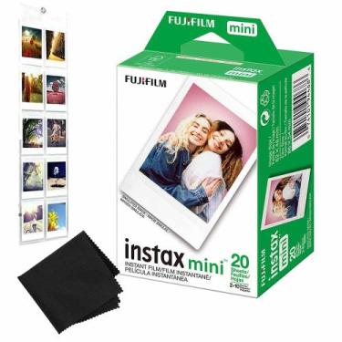 Imagem de Película Fujifilm Instax Mini 20 folhas com álbum e pano