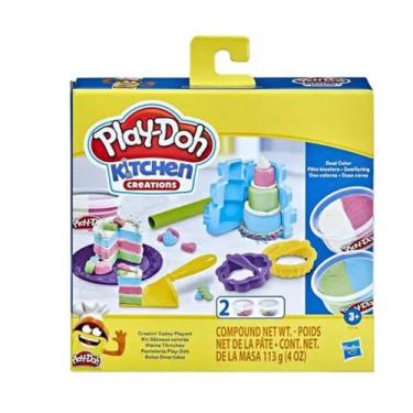 Imagem de Massa De Modelar Hasbro Bolos Divertidos Hasbro Play-Doh 2 Potes
