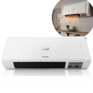 Imagem de Aquecedor Elétrico Parede Frio e Quente 127V Com Controle Importway, 1