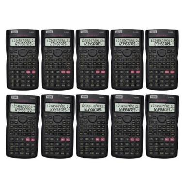Imagem de Kit 10 Calculadoras Científica Vighs V-82MS 240 Funções