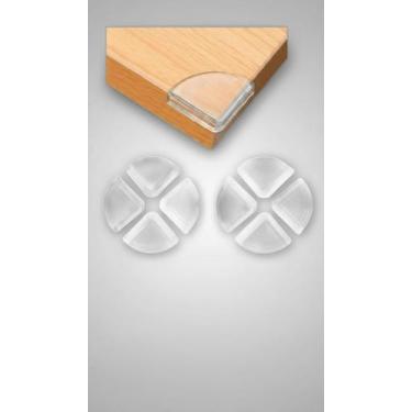 Imagem de Protetores de Canto Silicone P/ Móveis 24 Unidades - Congratulations S