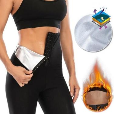 Imagem de Bermuda Legging Efeito Sauna Modeladora Queima Gordura Shape - Armarin