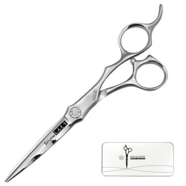 Imagem de Tesoura de Cabelo GULINEE 15 cm 440C Borda Convexa