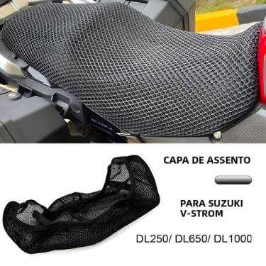Imagem de Almofada De Assento De Motocicleta 3D Respirável E Antiderrapante Para