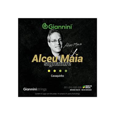 Imagem de ENCORDOAMENTO PARA CAVAQUINHO, TENSÃO PESADA, ALCEU MAIA SÉRIE SIGNATURE - SSCVAM - GIANNINI