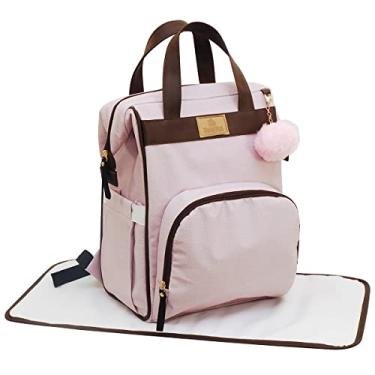 Imagem de Baby Nut Mochila Versátil Palha Rosa