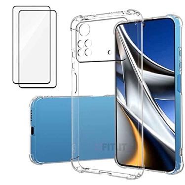Imagem de Capinha Anti Impacto + Película 5D Cerâmica Compatível com Xiaomi Poco X4 Pro - FIT IT