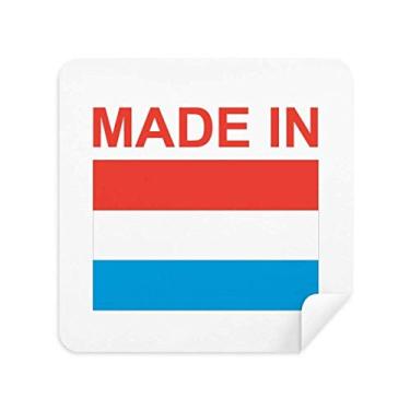 Imagem de Made in Luxembourg Country Love Glasses Pano Limpador de Tela Tecido de Camurça Pacote com 2